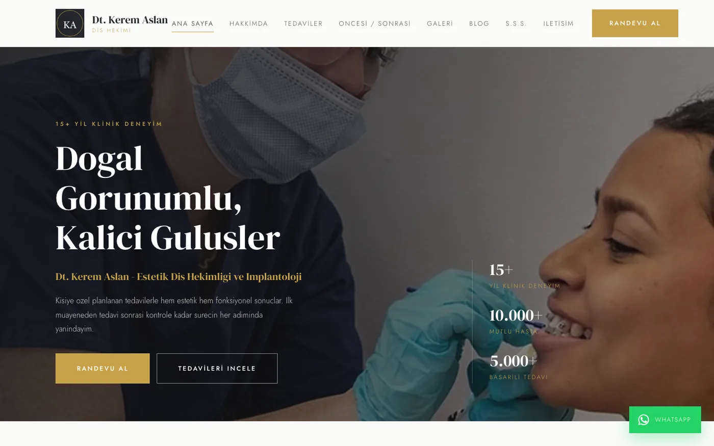 Dentist 03 — Antrasit / Altın
