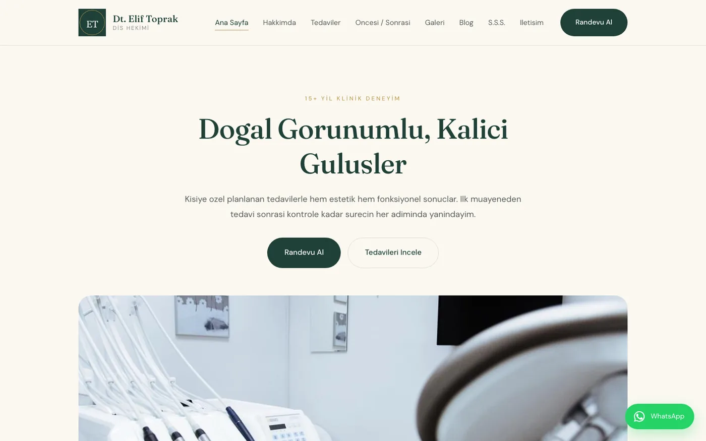 Dentist 04 — Adaçayı / Krem