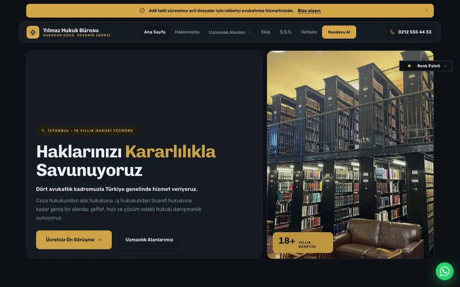 Avukat 08 — Gece / Altın