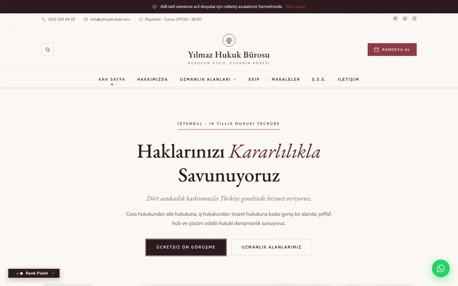 Avukat 12 — Fildişi / Bordo