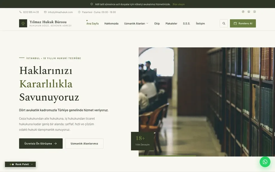 Avukat 13 — Kum / Zeytin