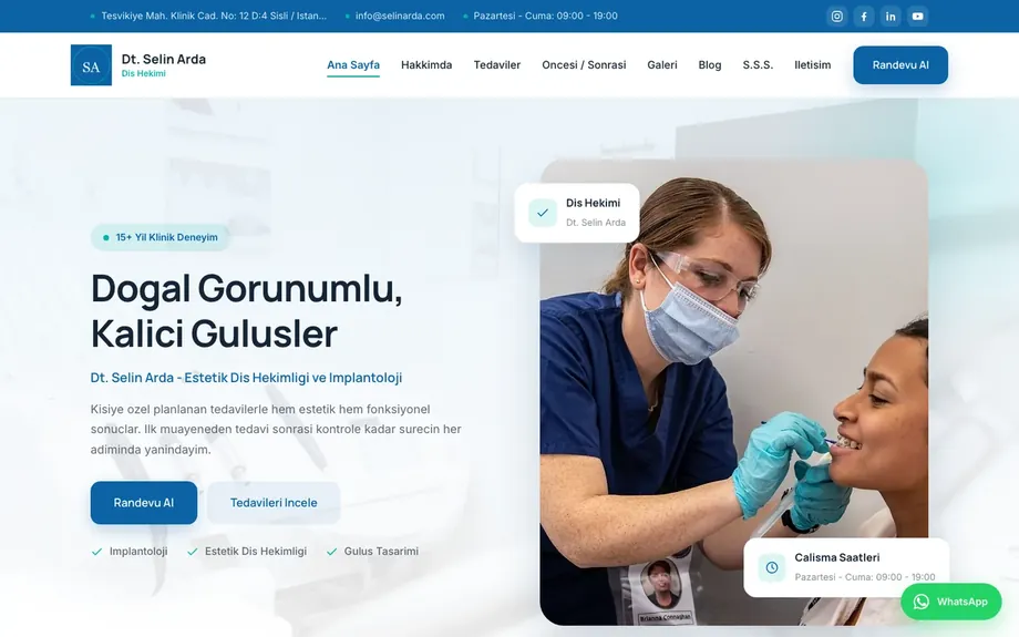 Dentist 02 — Medikal Mavi / Turkuaz
