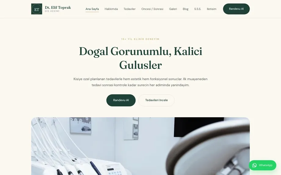Dentist 04 — Adaçayı / Krem