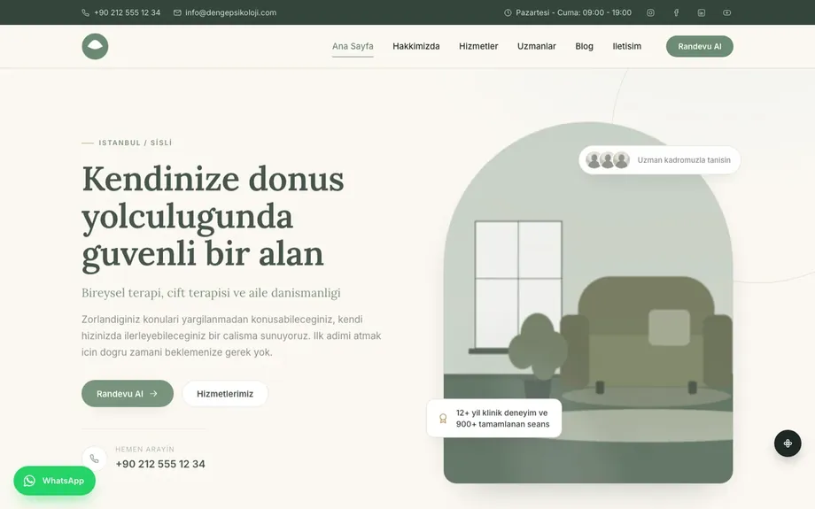 Psikolog 1 · Adaçayı Zarif ekran görüntüsü